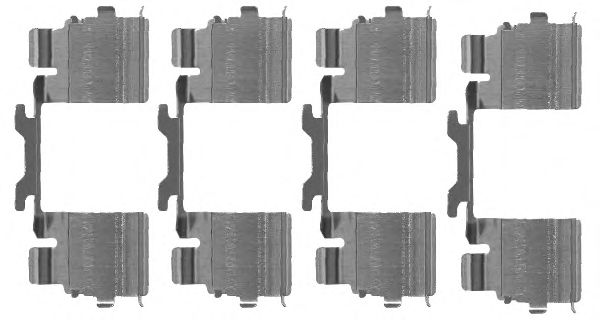 Accessory Kit, disc brake pads 8DZ 355 205-111