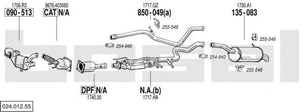 Exhaust System 024.012.55