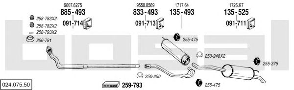 Exhaust System 024.075.50