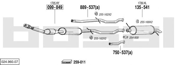 Exhaust System 024.960.07