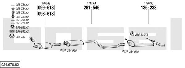 Exhaust System 024.970.62