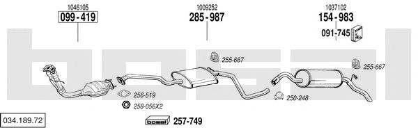 Exhaust System 034.189.72
