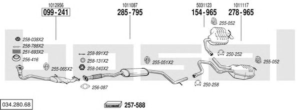 Exhaust System 034.280.68