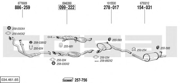 Exhaust System 034.461.65