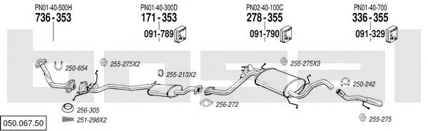 Exhaust System 050.067.50