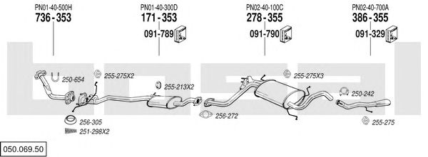 Exhaust System 050.069.50