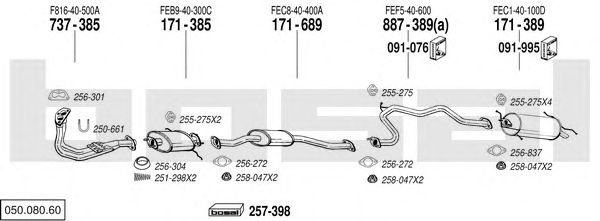 Exhaust System 050.080.60