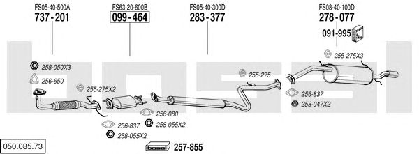 Exhaust System 050.085.73