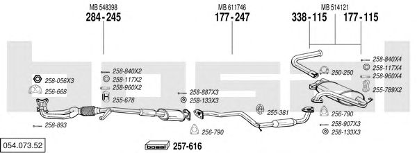 Exhaust System 054.073.52