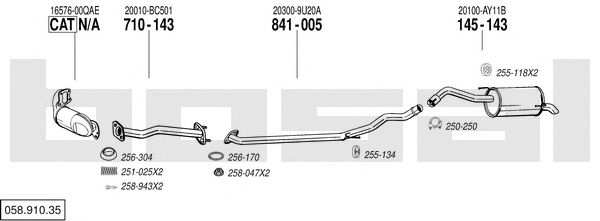 Exhaust System 058.910.35