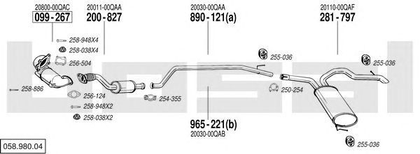 Exhaust System 058.980.04