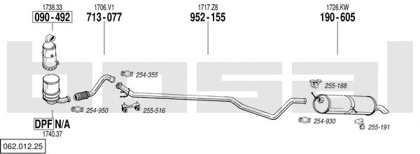 Exhaust System 062.012.25