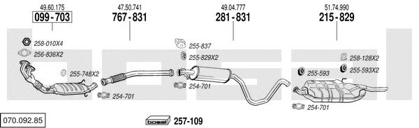 Exhaust System 070.092.85