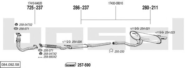 Exhaust System 084.092.58