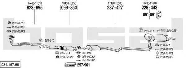Exhaust System 084.167.96