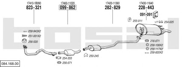 Exhaust System 084.168.00
