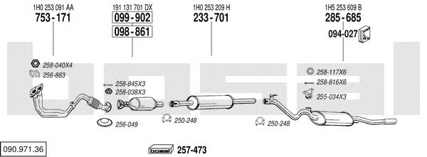Exhaust System 090.971.36