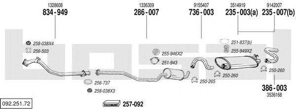 Exhaust System 092.251.72