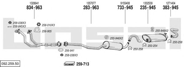 Exhaust System 092.259.50