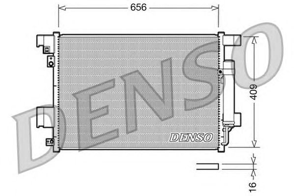 Condensator, airconditioning DCN21001