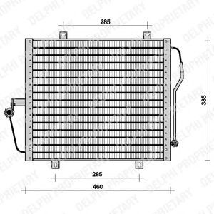 Condensator, airconditioning TSP0225056