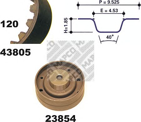 Timing Belt Kit 23805