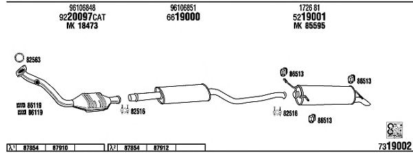 Exhaust System CI65001