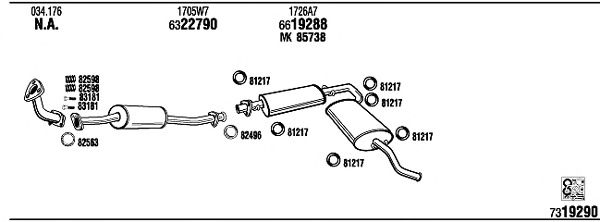 Exhaust System CI90031
