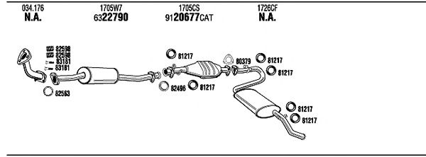 Exhaust System CI90033