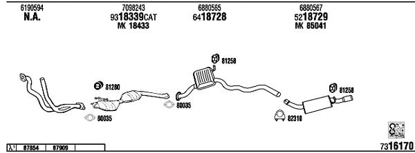 Exhaust System FO60414