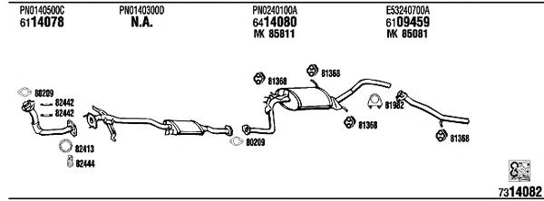 Exhaust System MA40018