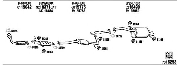 Exhaust System MA40035A