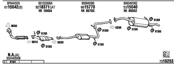 Exhaust System MA40041A