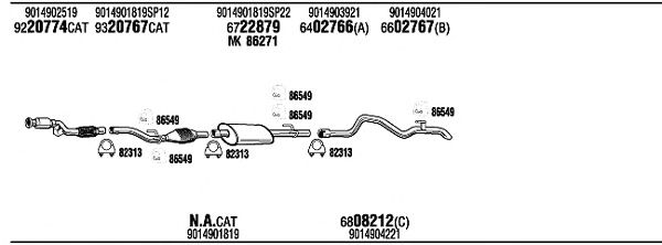 Exhaust System MB21019