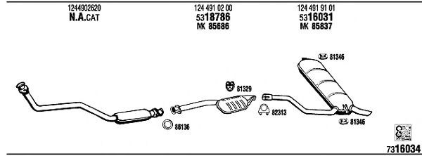 Exhaust System MB30055