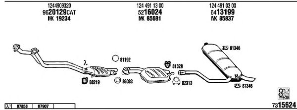 Exhaust System MB30317