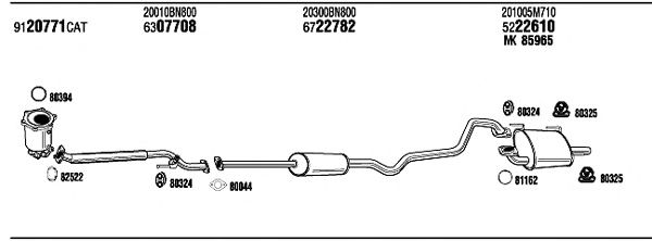 Exhaust System NI55029