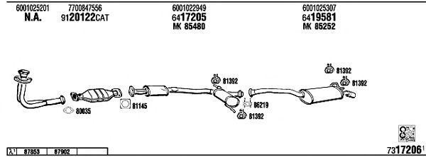 Exhaust System RE19060