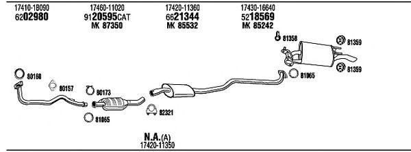 Exhaust System TO51133