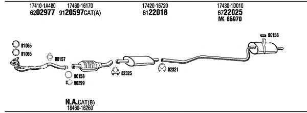 Exhaust System TO51156