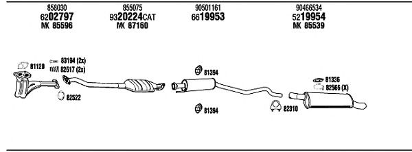 Exhaust System VH87056