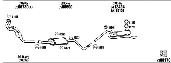 Exhaust System VO00651B