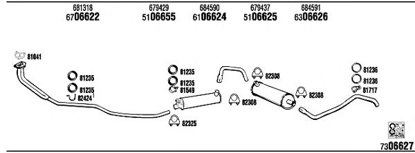 Exhaust System VO40001