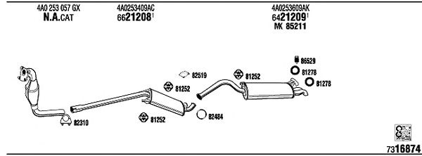 Exhaust System AD25123