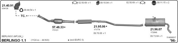 Exhaust System 514000017