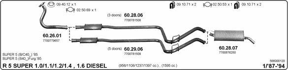 Exhaust System 566000120