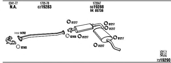 Exhaust System CI90012