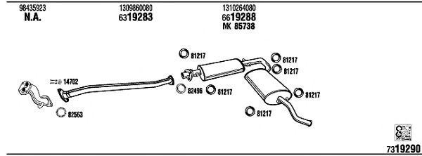 Exhaust System FI40122