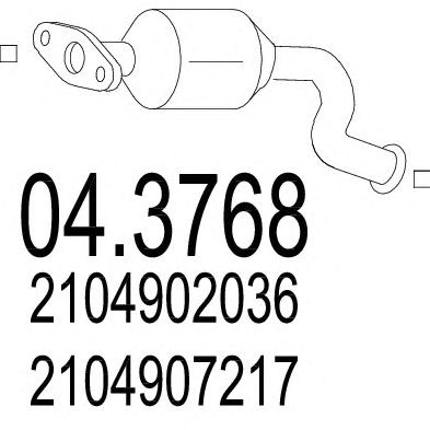 Catalytic Converter 04.3768
