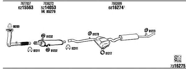 Exhaust System FI55016